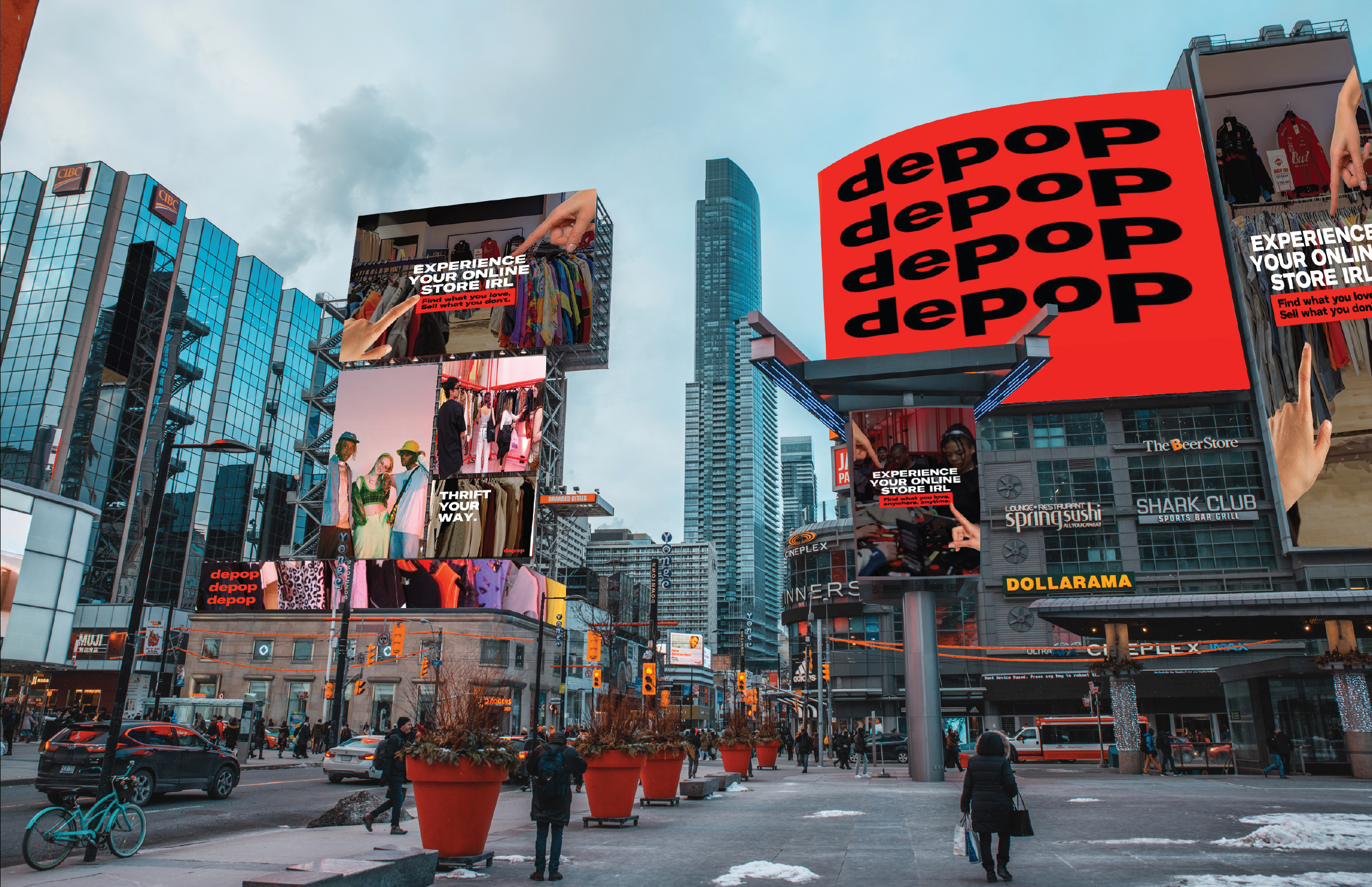 Depop integrated campaign — campaign cover artwork