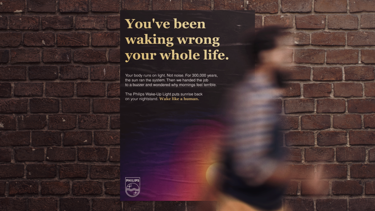 Philips Smart Sleep — wild posting: You've been waking wrong your whole life.